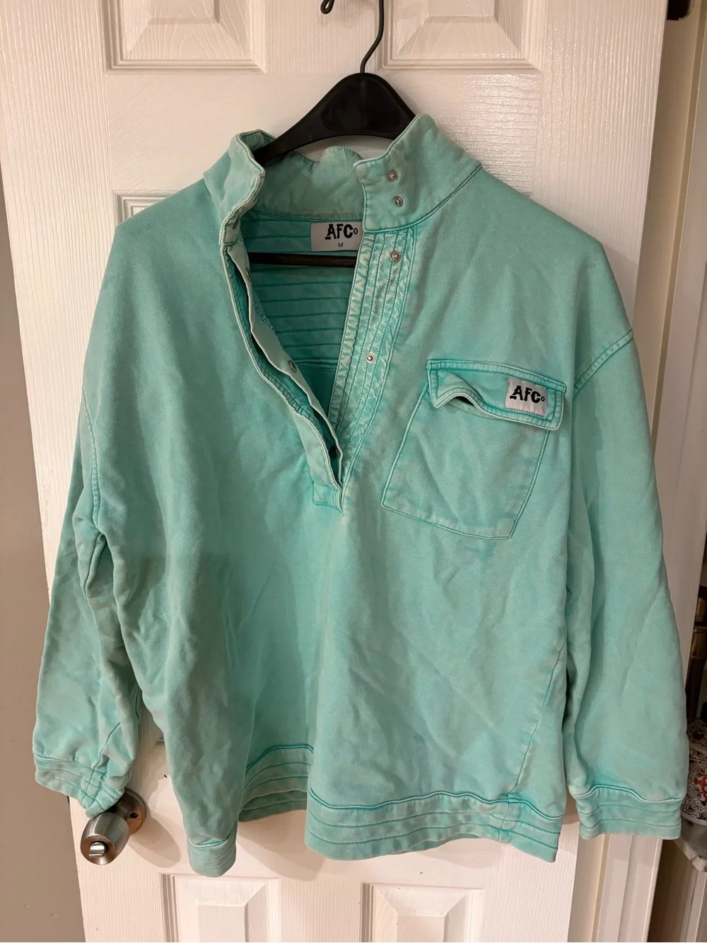 Mint Green Pullover  Top